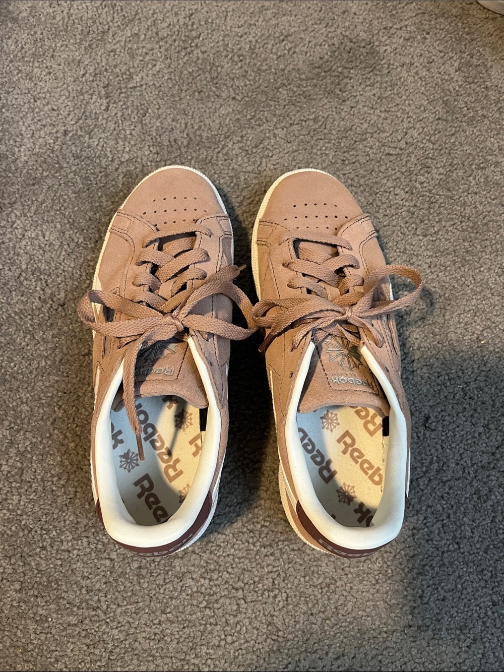Reebok Suede Low-Top Sneakers in Blush - Picture 6 of 7